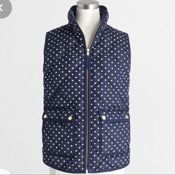 J. Crew | polka dot | excursion | quilted vest - Picture 2 of 13